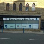 The offices of Kirklees Citizens Advice & Law Centre in Huddersfield.